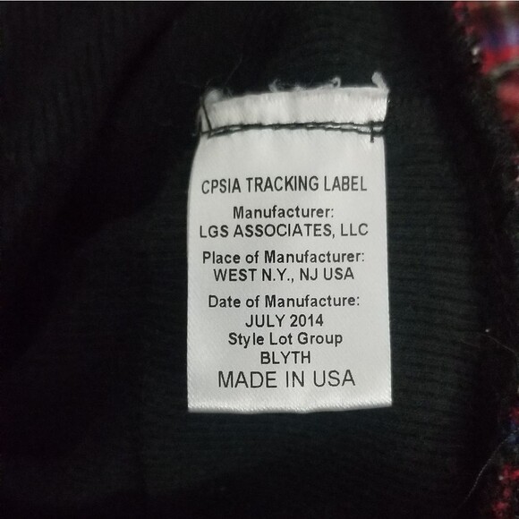 Plaid Black and Red Kids Dress - Picture 3 of 4